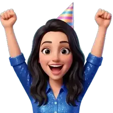 Animated sticker: party